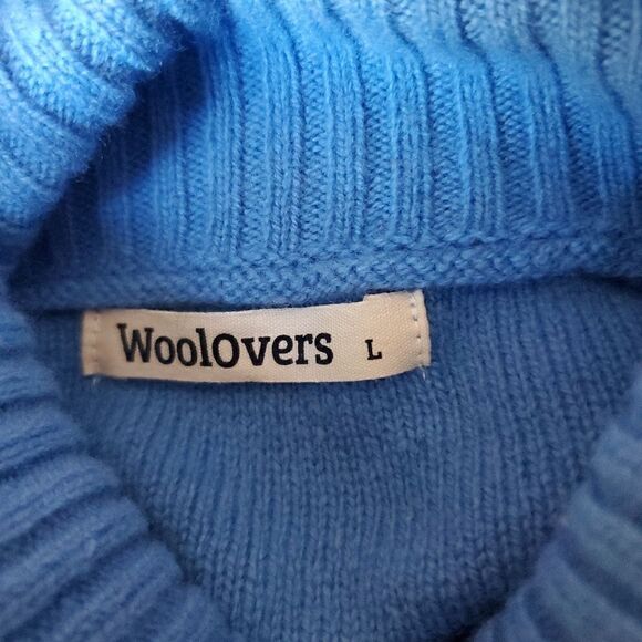 Woollovers 100% Merino Wool Christmas Knit Jumpers Sweater Size Large Cottage - Picture 2 of 8